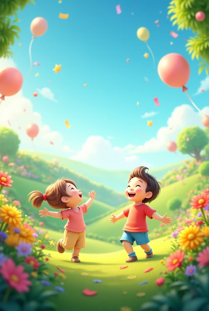Happiness animated background