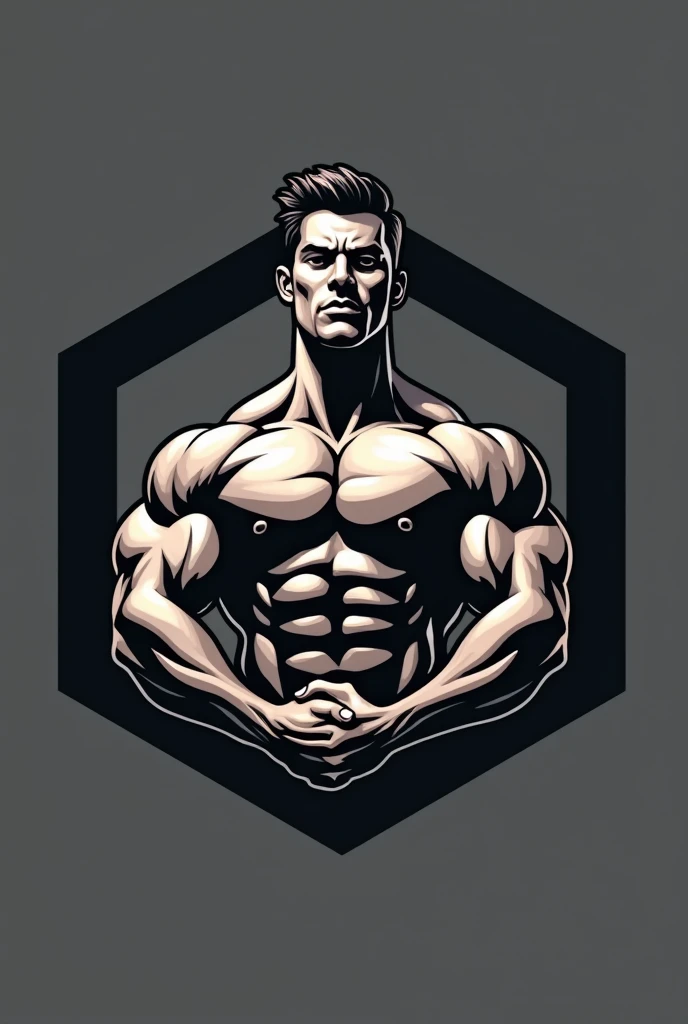 Body builder logo