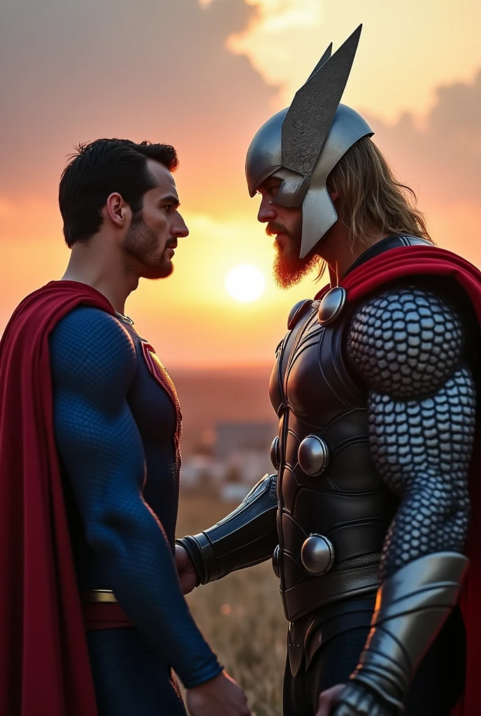 Super man vs thor