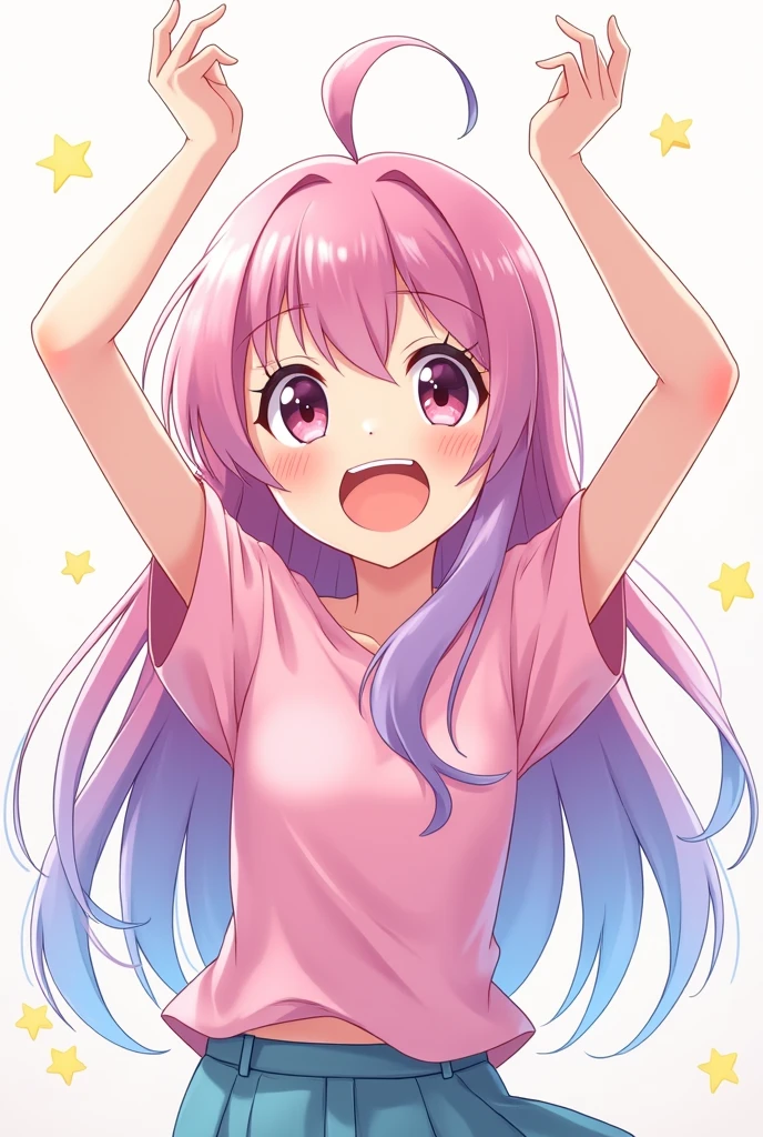 Anime girl doing the delicious