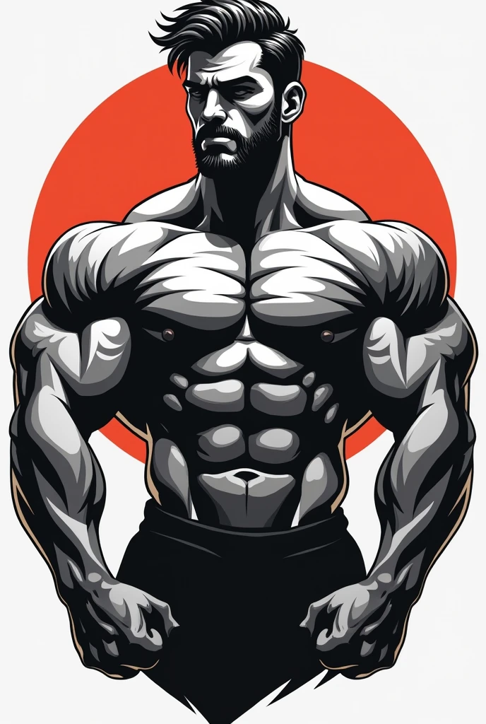 Body builder logo