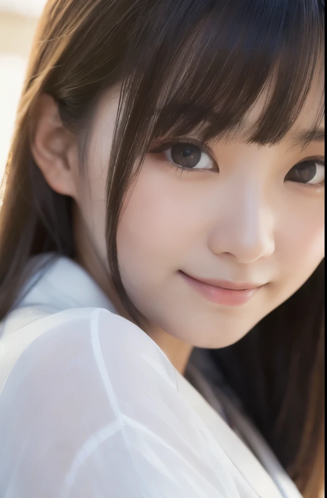 best quality, face focus, soft light, ultra high res, (photorealistic:1.4), RAW photo,(Shinozaki Ai), (fair skin),
1 Japanese girl, solo, cute, smile, (pupil, lights in the eyes), detailed beautiful face,(high resolution detail of human skin texture),long hair,(portrait), upper body, Japanese white kimono