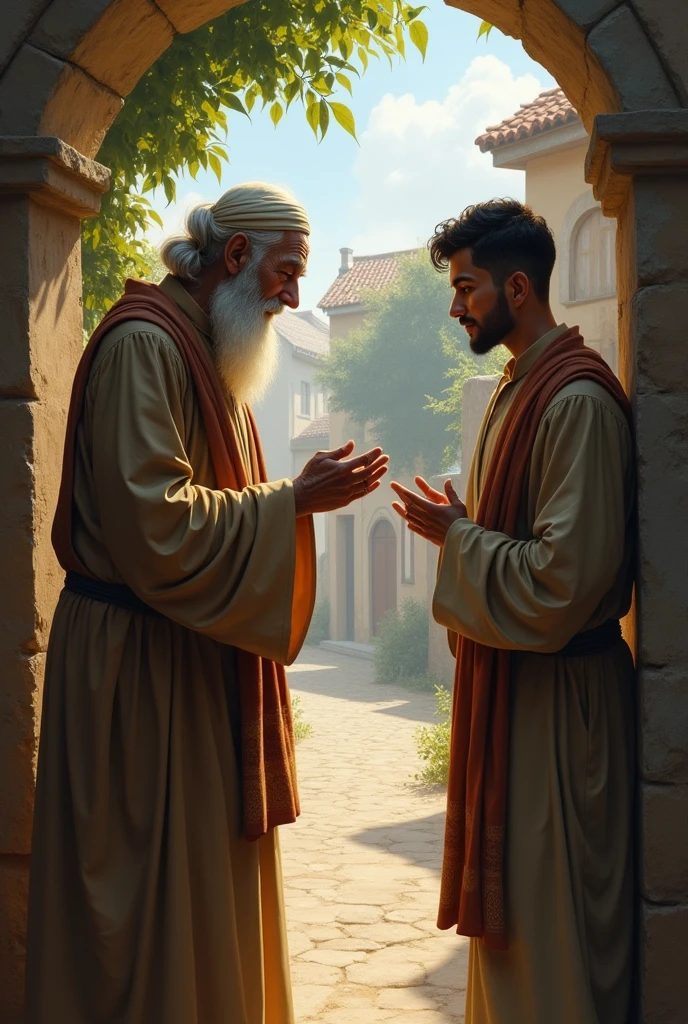 In a small village, a wise Muslim man known for his wisdom and kindness lived modestly. One day, a troubled young man came to him, seeking advice.
"How can I find happiness?" he asked.
The wise man replied, "Seek knowledge, practice gratitude, and always help others."
Years later, the young man returned, now a respected scholar, and thanked the wise man. The sage smiled and said, "You’ve found the answer because you followed the path."