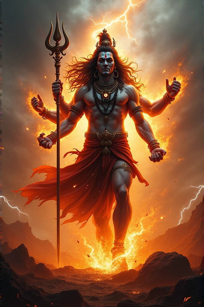 Very angry shiva