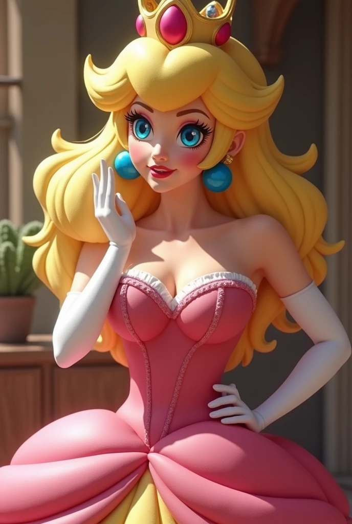 Rule 34 Princess peach as a bratty spitting on your face while she is taking your money and being payed to be pretty and foot worshipped