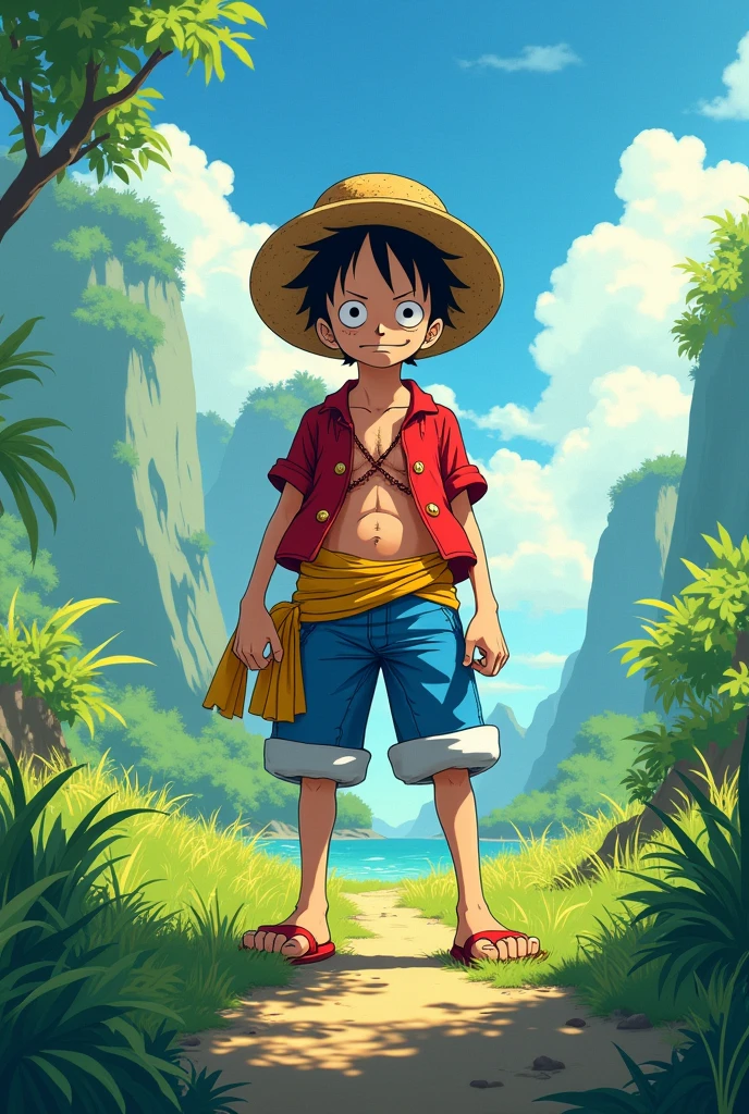 Luffy、Real、Ghibli style