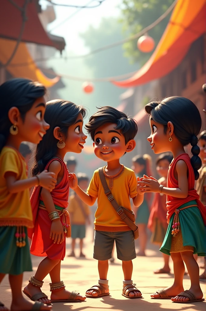 Indian girls 3boy