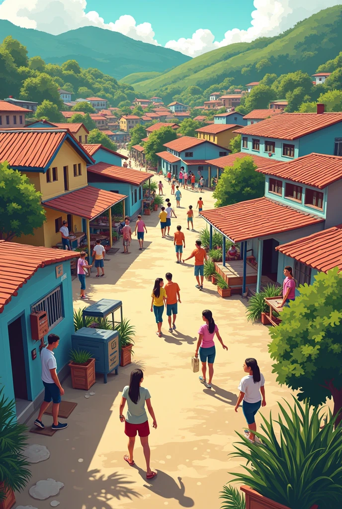 Illustrate and label the important deails of your community, the barangay , municipality, the market, police station, fire station school, church, clinic,barangay health center
