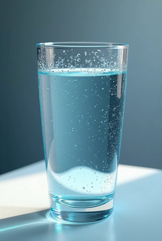 Super full glass of water 

