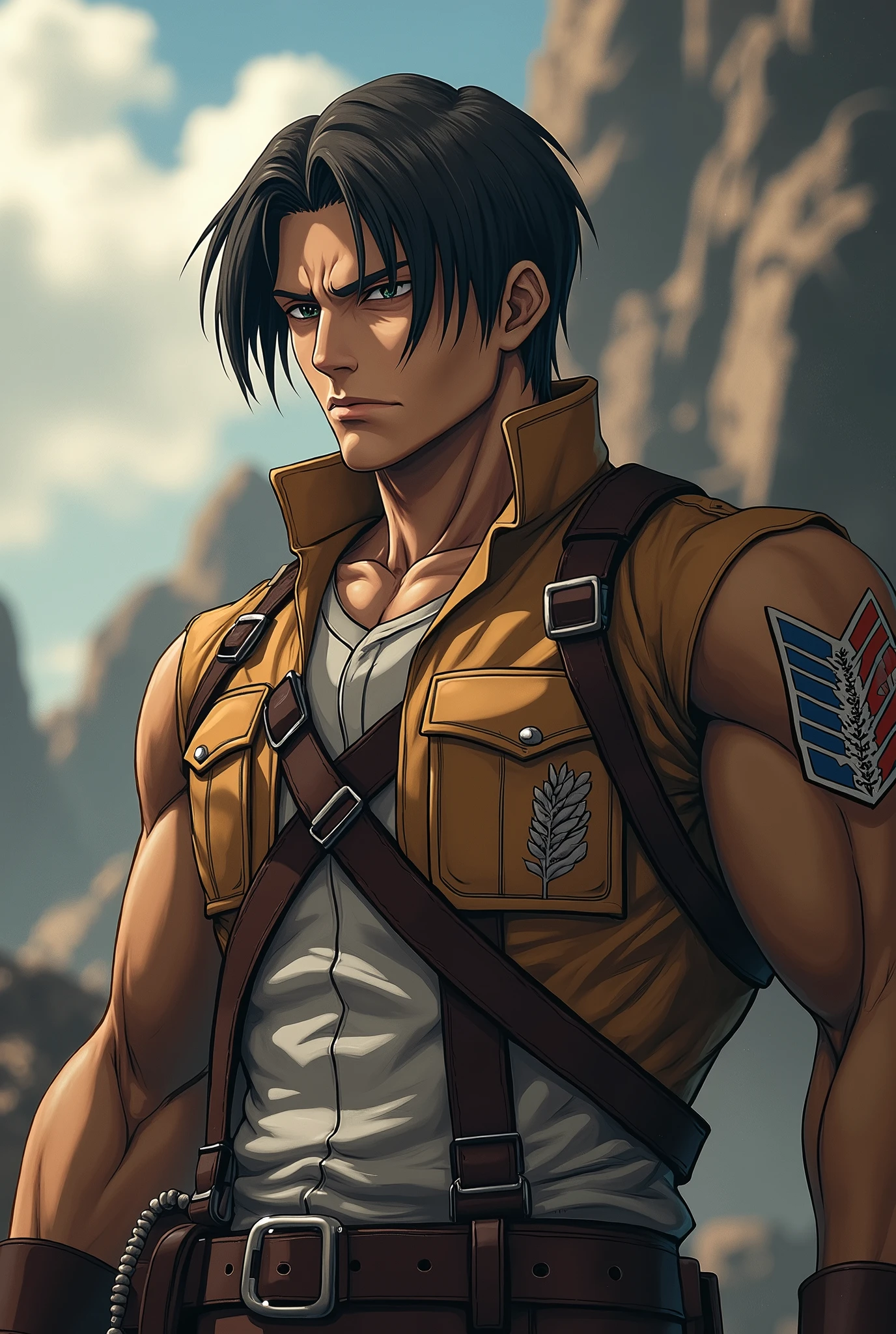Please create a strong character from Attack on Titan.