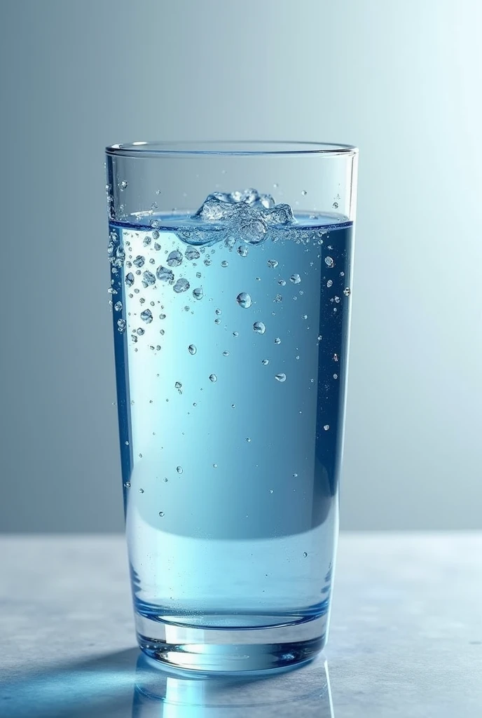 Super full glass of water