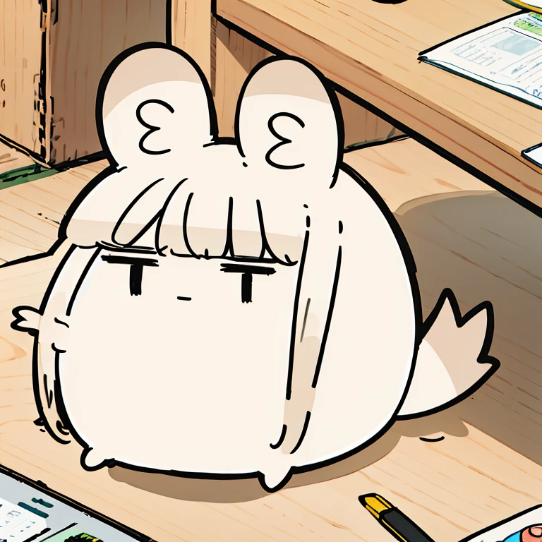 Cute mascot characters、character、Deformed dog、An illustration、