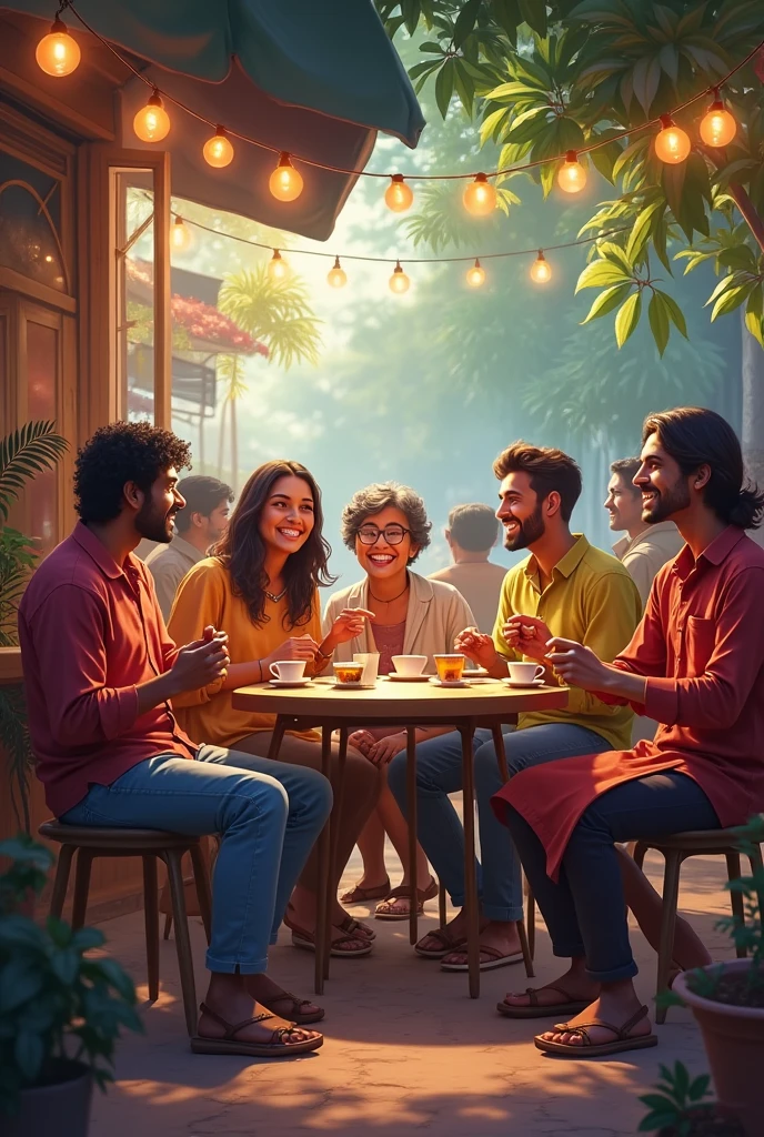 আড্ডা বাজি লেখা দিয়ে একটা ফটো