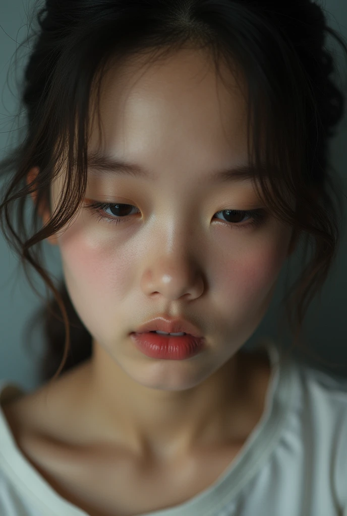 I want a age girl who has naked face with zoom on the bottom