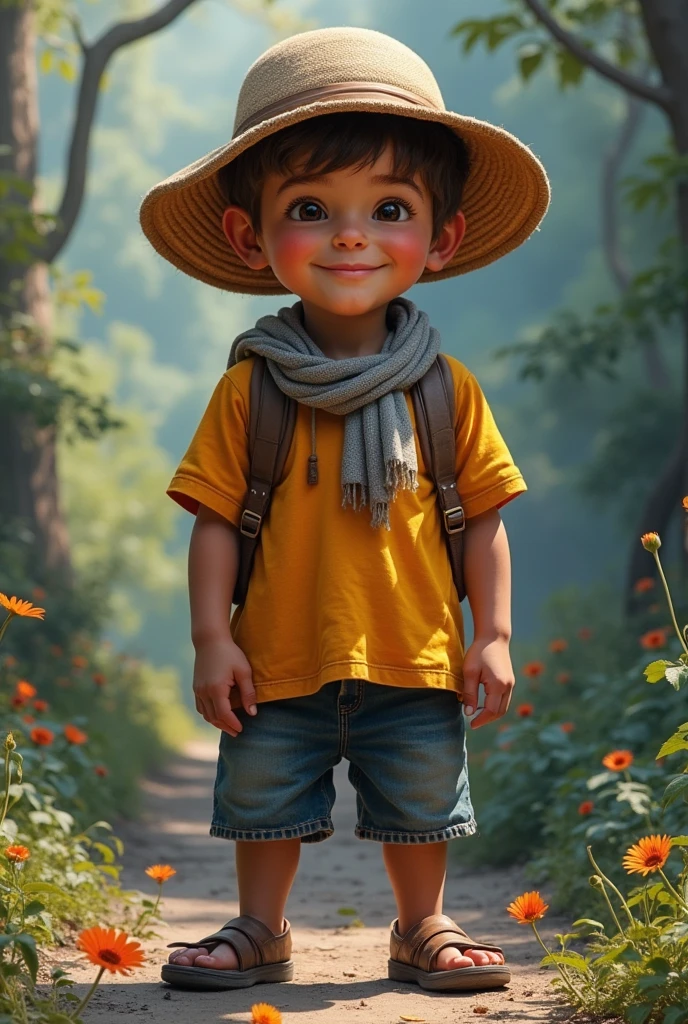 Boy with big annus