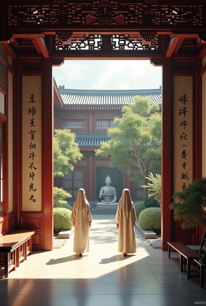 Interior Design of Nunnery in China
