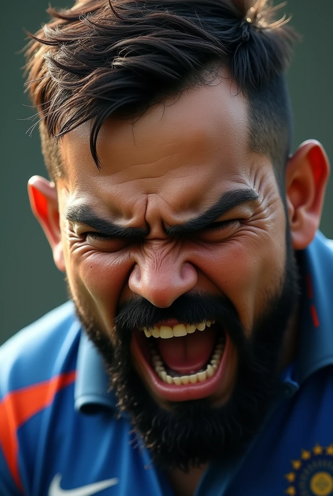 Virat Kohli angry reaction