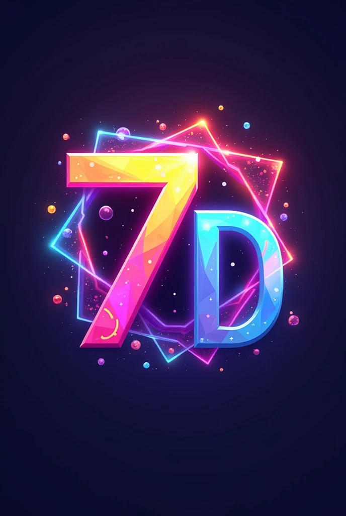Logo of a class chat 7d, colorful