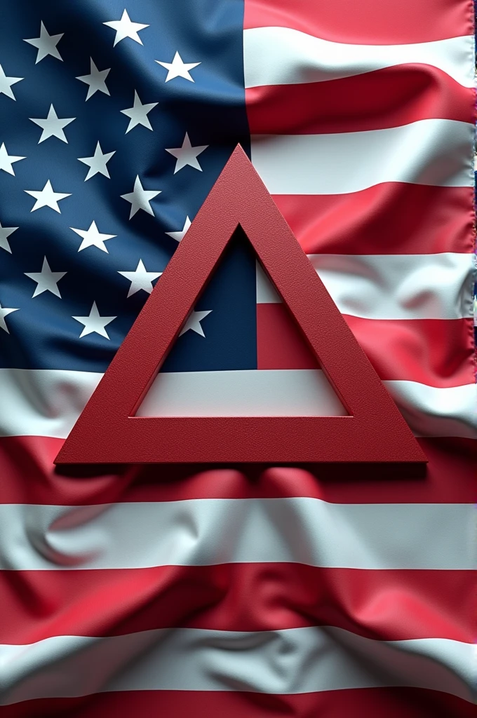A triangle inside usa flug