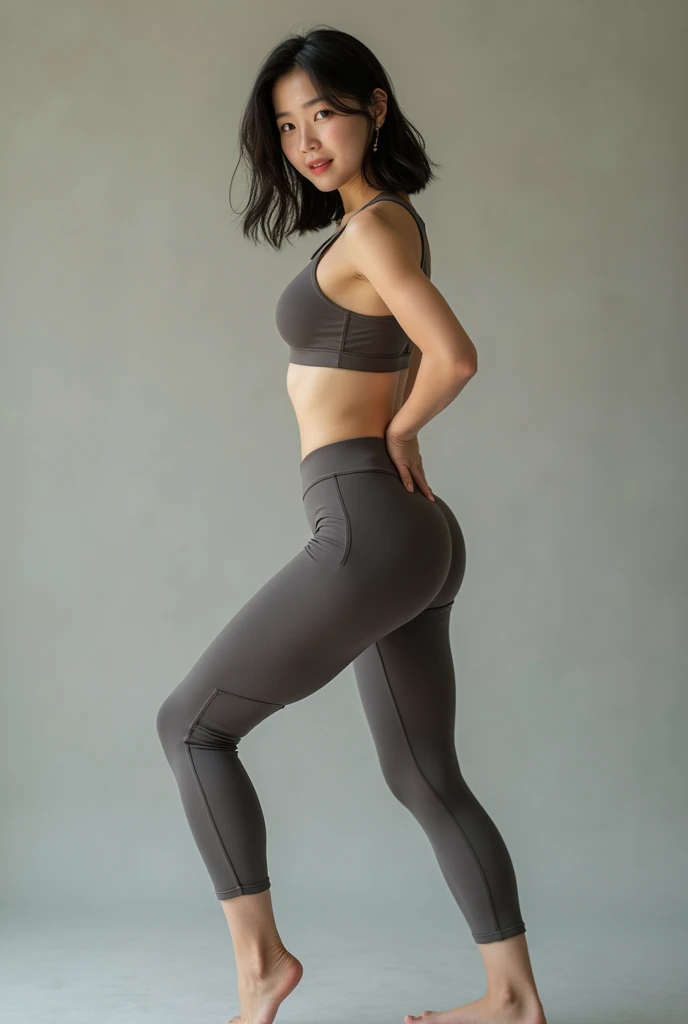1 woman、Korean girl, cute, bare chest, see nipples, Athletics workout pants、Women&#39;s sports pants、Spread your legs、Wedgie、Turn around、（Spread your legsของคุณออกจากกัน）、( small breasts)、（small breasts）、 (best quality: 1.1)、(Highly detailed skin), (Ultra high resolution:1.0) ,(Realistic photos:1.0), (Superb details:1.0), (8ก, raw photos:1.1)