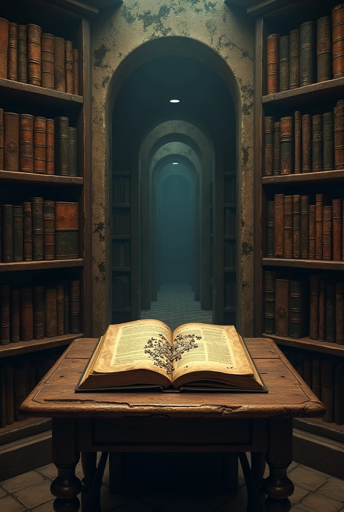 Here is a description of the image for each room in the maze that can be used as a visual reference:
Room 1: Image Library Room:
Rak book: The bookshelves are filled with old books scattered around the room..
Table in the middle of the room: Wooden table with an open book on top, showing jigsaw puzzle pieces.
Empat book di Rak: book dengan judul "Star map," "Creature key," "Ancient legend," and "Math challenge."
detail:
book "Math challenge" can be seen open with some numbers or symbols related to the puzzle.
Jigsaw puzzles that must be assembled to get a combination of numbers.