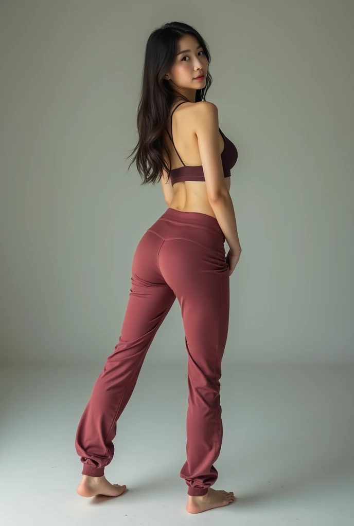 1 woman、Korean girl, cute, bare chest, see nipples, Athletics workout pants、Women's sports pants、Spread your legs、Wedgie、Turn around、(Spread your legsของคุณออกจากกัน)、( small breasts)、(small breasts)、 (best quality: 1.1)、(Highly detailed skin), (Ultra high resolution:1.0) ,(Realistic photos:1.0), (Superb details:1.0), (8ก, raw photos:1.1)