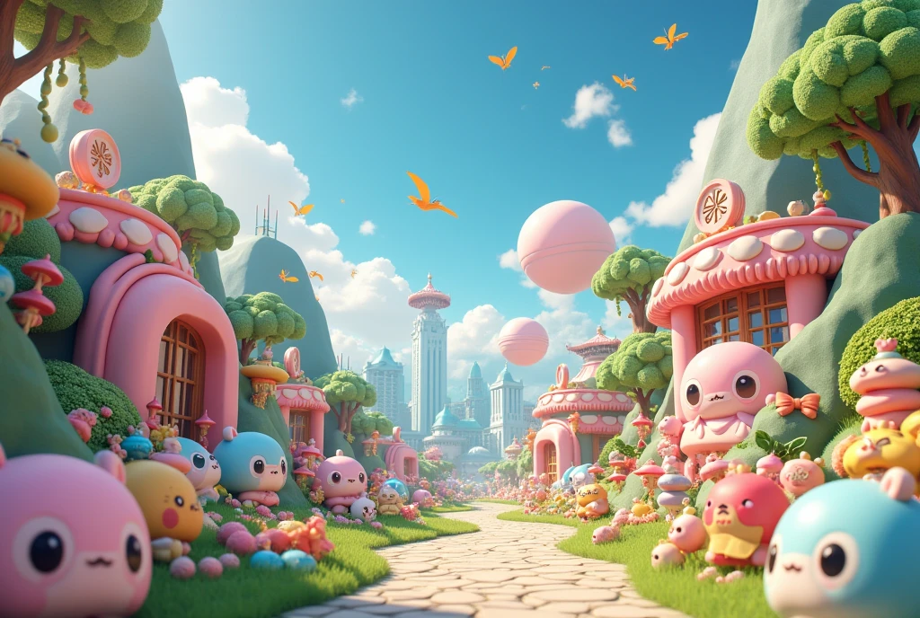 create an image demonstrating the style of ((Kawaii)) style, hyper realism, 8k high definition, vibrant colors, sharp focus, insanely detailed