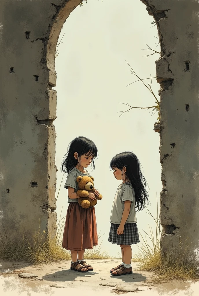 (Top-quality masterpiece), (Inmate and a girl: 1.5), (Lovely and cute illustration: 1.3),(Inmate hugs girl: 1.2),(Gentle and tender: 1.1),(Highly realistic: 1.4),(Realistic details: 1.3),(Detailed shading: 1.2),(Beautiful and vivid colors: 1.3),(Emotional connection: 1.2),(Soft lighting: 1.2),(Realistic textures: 1.2),(Expressive: 1.3),(Skilled artist: 1.2