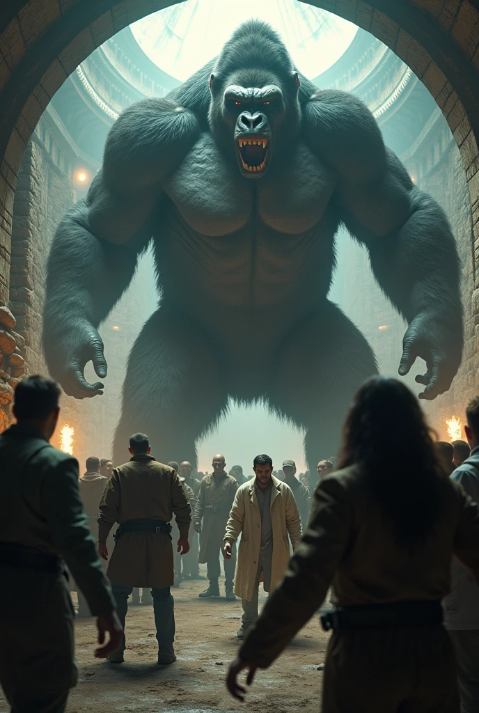 One of the allies betrays King Kong and the scientist, causing chaos in their ranks and nearly derailing their mission.