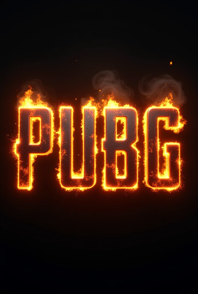 PUBG logo
Only letter
Fire effect