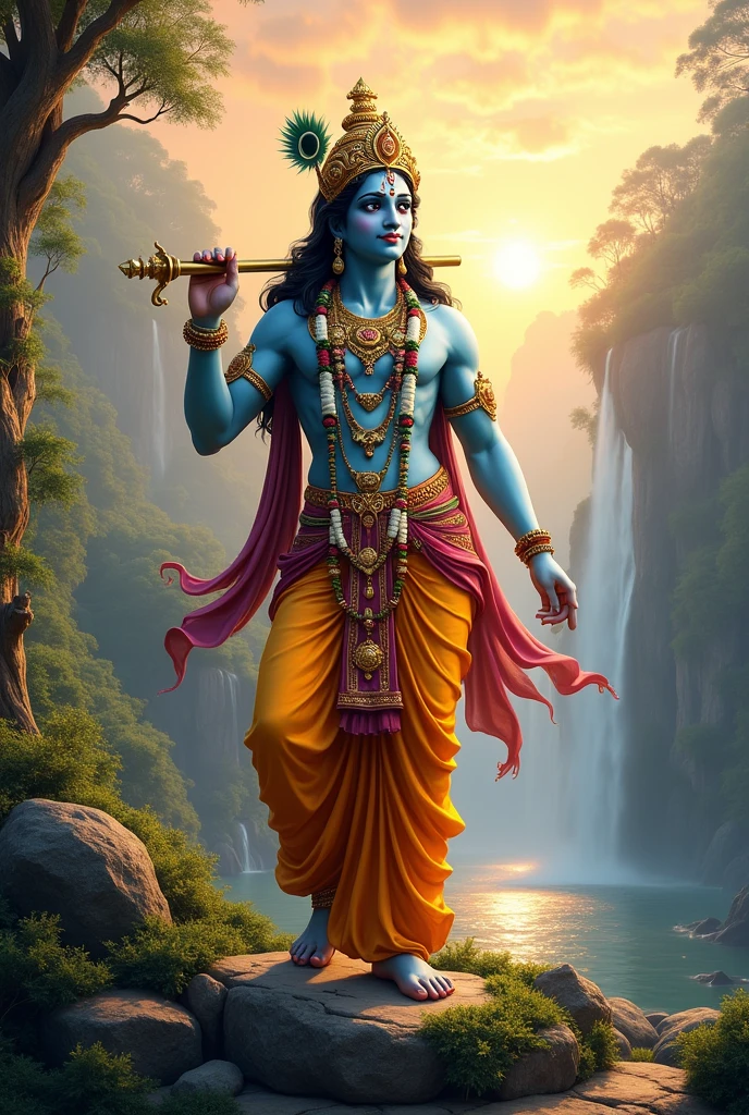 Lord Shree Krishna 8k ultra HD wallpaper in save battery photo 