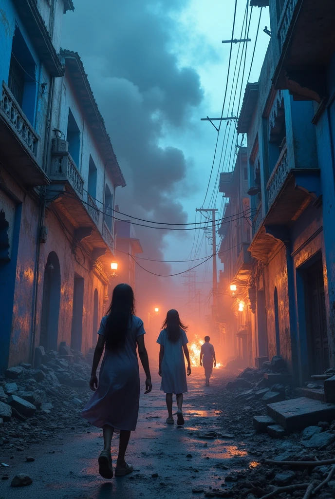 Girls are not safe in blue city jodhpur 
And blue cit burning 