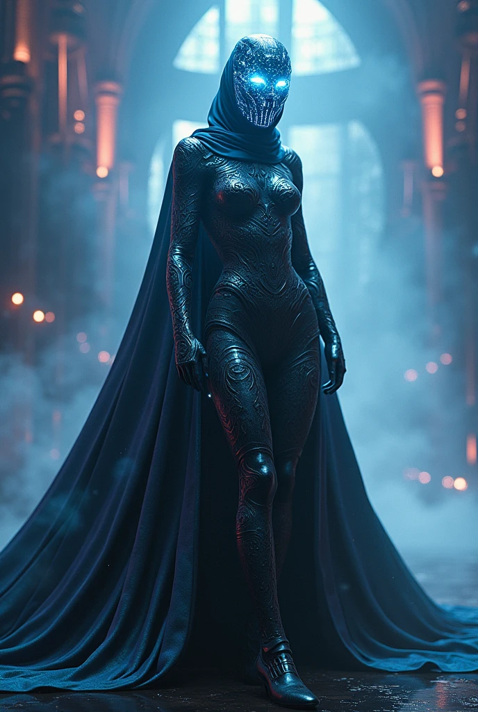 A female version of the villain "mysterio" from marvel,
