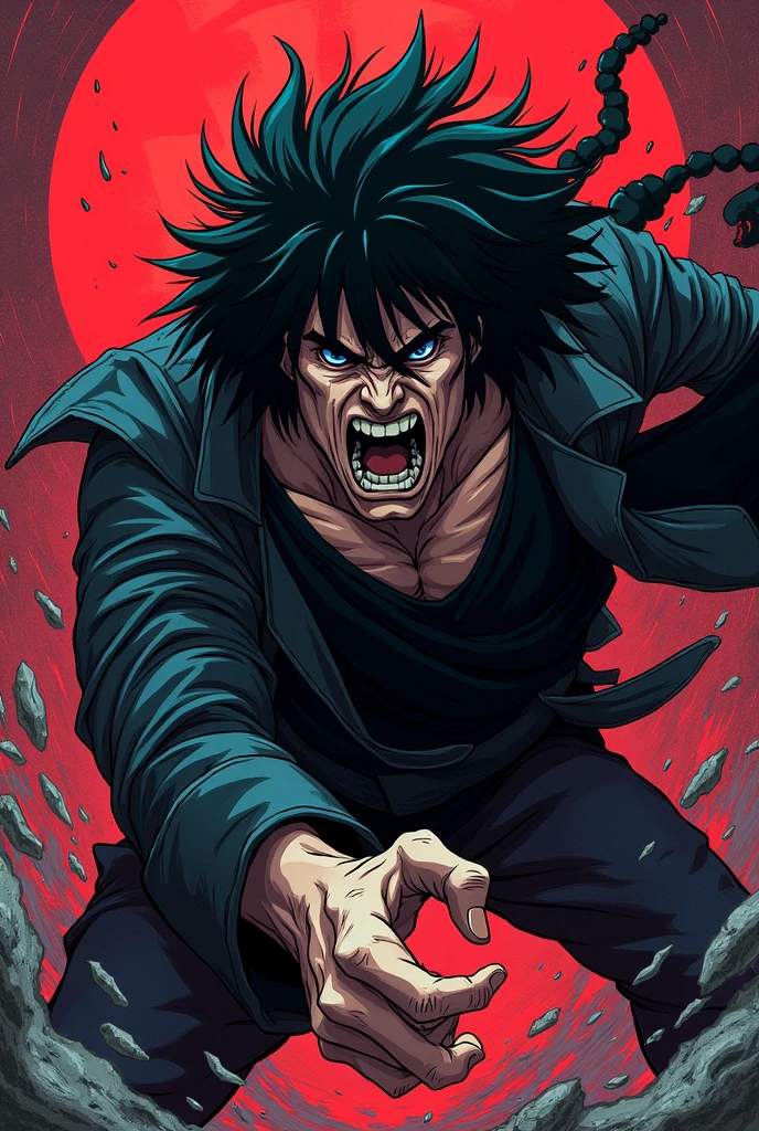 anime berserk guts phonk smile scream logo