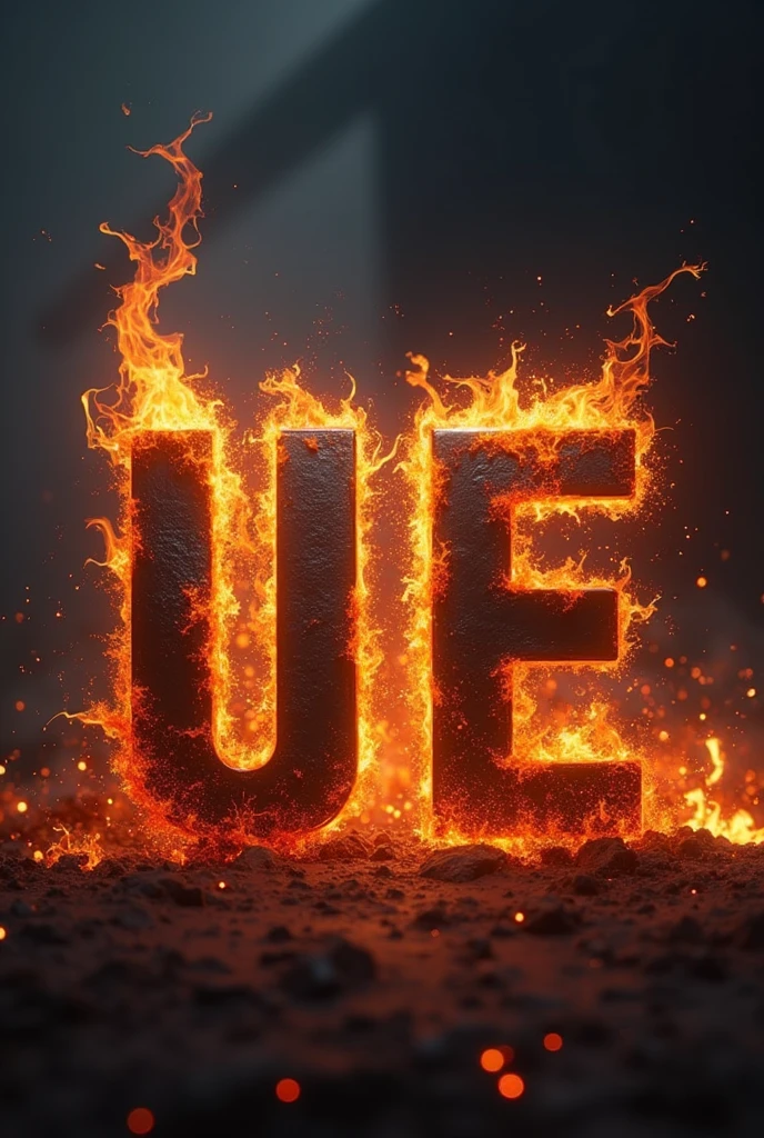 Free Fire vs PUBG mex logo 
Only letter
Fire effect