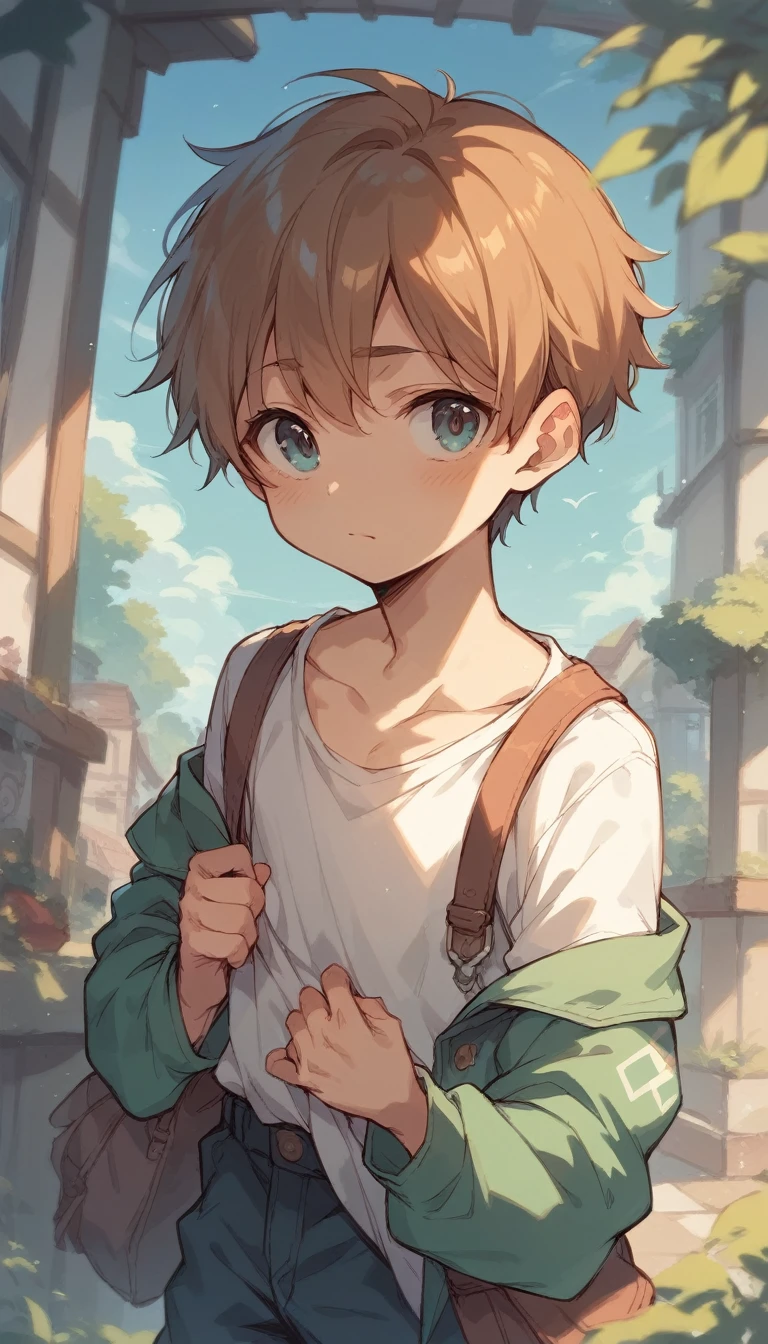 Browsing Caution,(Petite),(A cute boy's daughter),((Penis in the crotch)),On your knees,Blonde woman with low pigtails,lips,Sweat,White Breath,Basketball uniform,The gaze of the viewer