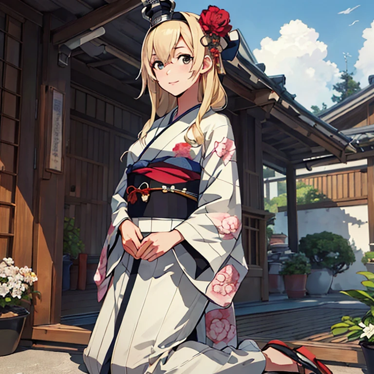 warspite_kantaicollection,
(masterpiece:1.4),(best quality:1.4), (premium:1.4), (great illustration:1.4), (ultra-detailed:1.4),(art CG, 8K),full body,1girl,solo,KonishiCSA,
(kimono:1.4),japanese house,