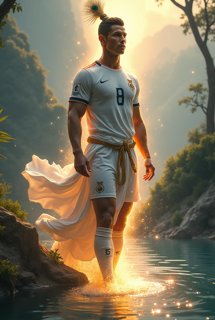 Ronaldo with God Krishna 