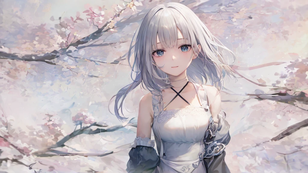 Ultra HD,Look at the viewers, Place your hands behind your back, and, 20-year-old, 非常にshort hair, Long bangs between the eyes, Pale blue eyes, Very detailed,(masterpiece、Highest quality),Gray Hair、Laughter、wonderful, Silver Hair, iris, short hair、 Fluttering Hair、Small face、明るいsmile、(Detailed face) ,Professional Lighting,wonderful風景,blue sky, sunlight,Looking down from above,Portraiture、Open your mouth、Flower Field、Her eyes were shining、Mysterious and enchanting atmosphere。With AI Painting、andてもshort hair, Long bangs between the eyes, Very detailed,(masterpiece、Highest quality)、alone、Gray Hair、Fantasy, Silver Hair, Fantasyな風景、smile、Open your mouth、short hair、short hair、hairpin、black eye、Grey Eyes、Beautiful Eyes、Black Shirt、White hoodie