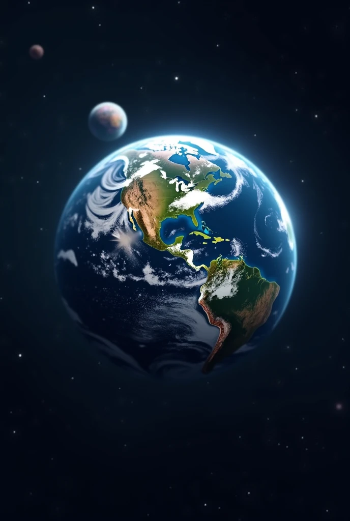 Rotating earth video 