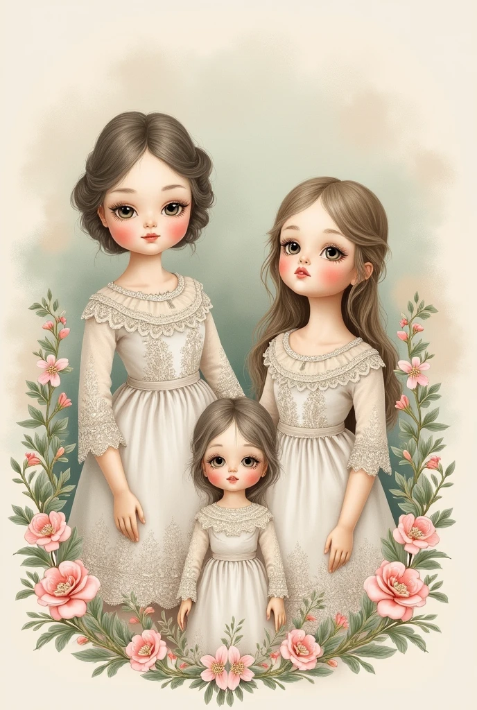 Drawing dolls