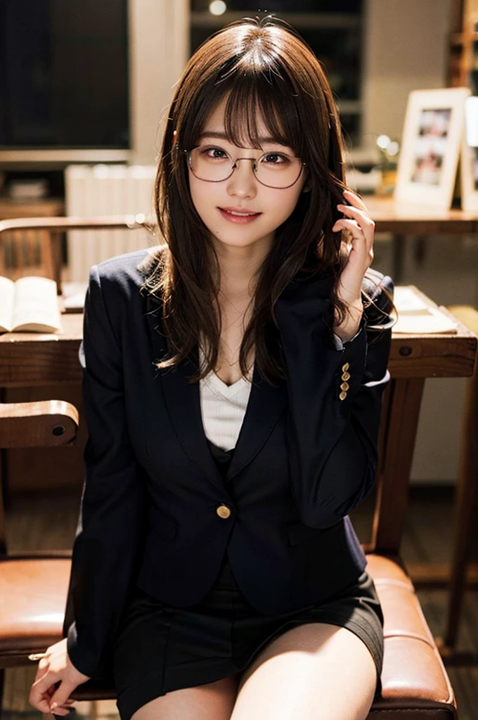 doctor、doctor、、there is a woman Wearing glasses and a black shirt posing for a picture, 薄くて大きな丸いWearing glassesいる, Wearing glasses, Choi Hong-hwa, Park Jimin, 小さな丸いWearing glassesいる, Jaeyoung Nam, Lee Ji-eun, Lee Ji-eun, 8K Selfie, sakimichan, Wearing glasses, Shin Min-jung, 丸いWearing glassesいる