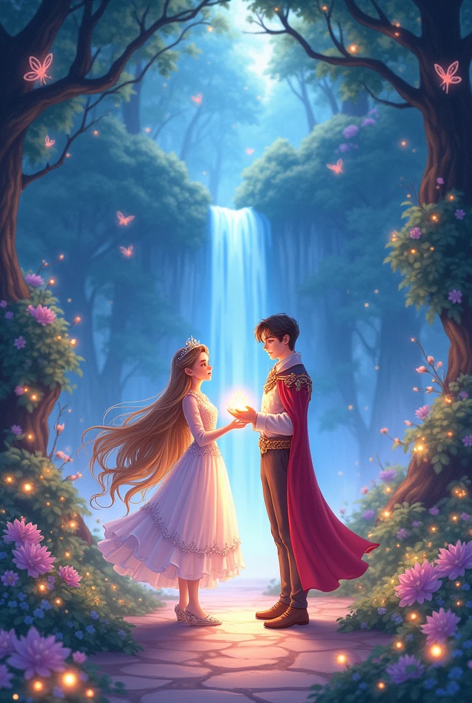 from stable_diffusion import StableDiffusionPipeline
import torch
from PIL import Image

# Load the Stable Diffusion model
pipe = StableDiffusionPipeline.from_pretrained("stable-diffusion-v1-4")
pipe = pipe.to("cuda")  # Use GPU if available

# Define the detailed fantasy shoujo prompt
prompts = {
    "fantasy_shoujo_scene": (
        "A magical and enchanting fantasy scene in a shoujo style. The setting is a whimsical, enchanted forest filled with glowing, ethereal lights and mystical creatures. "
        "In the center, a young heroine with long, flowing hair and a sparkling, elaborate dress stands on a gently glowing path. Her expression is one of wonder and hope. "
        "Beside her, a charming, mysterious prince with a flowing cape and a gentle smile offers her a glowing, magical artifact. The prince's eyes are filled with admiration and affection. "
        "The background features an array of fantastical flora and fauna, including luminescent flowers, delicate fairies, and a shimmering waterfall. "
        "The scene is bathed in soft, pastel colors with a dreamlike quality, capturing the romance and magical atmosphere typical of shoujo and fantasy genres. "
        "The overall image conveys a sense of magic, romance, and wonder, inviting viewers into a beautifully illustrated world where dreams come true."
    )
}

# Generate the image for the prompt
for name, prompt in prompts.items():
    # Generate the image using the prompt
    image = pipe(prompt).images[0]
    
    # Save the generated image
    filename = f"{name.lower().replace(' ', '_')}.png"
    image.save(filename)
    print(f"Saved image: {filename}")

    # Optionally, show the generated image
    image.show()
