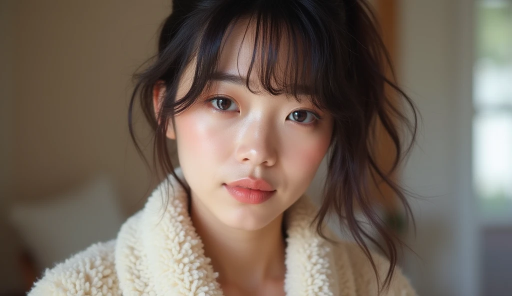 A Japanese woman with a pink pussy