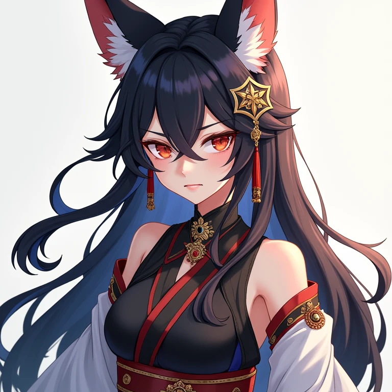 1 female breast(d), (masterpiece, best quality:1.2),独奏,1girl,yae_miko(genshin_impact),animal_ears,averting_eyes,,earrings,floppy_ears,fox_ears,hair_between_eyes,hair_ornament,jewelry,long_hair,
Bachong, sidelocks, sleeveless_shirt,nontraditional_miko, white_sleeves, Wide_sleeves, earrings, japanese_clothes, just_shoulders, detached_sleeves, yae miko, genshin impact,