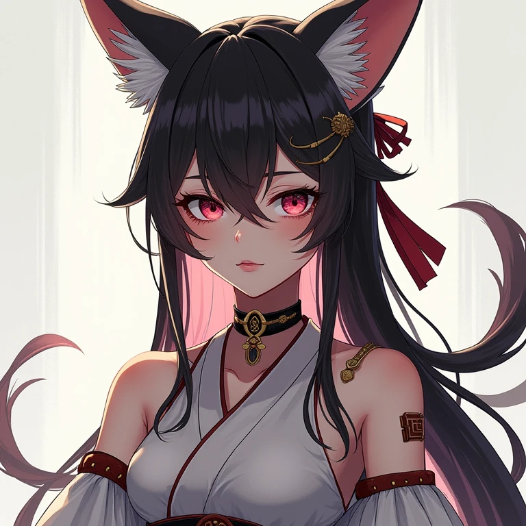 1 female breast(d), (masterpiece, best quality:1.2),独奏,1girl,yae_miko(genshin_impact),animal_ears,averting_eyes,,earrings,floppy_ears,fox_ears,hair_between_eyes,hair_ornament,jewelry,long_hair,
Bachong, sidelocks, sleeveless_shirt,nontraditional_miko, white_sleeves, Wide_sleeves, earrings,   japanese_clothes,   just_shoulders, detached_sleeves, yae miko, genshin impact, 