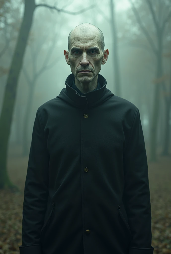 A man with no nose