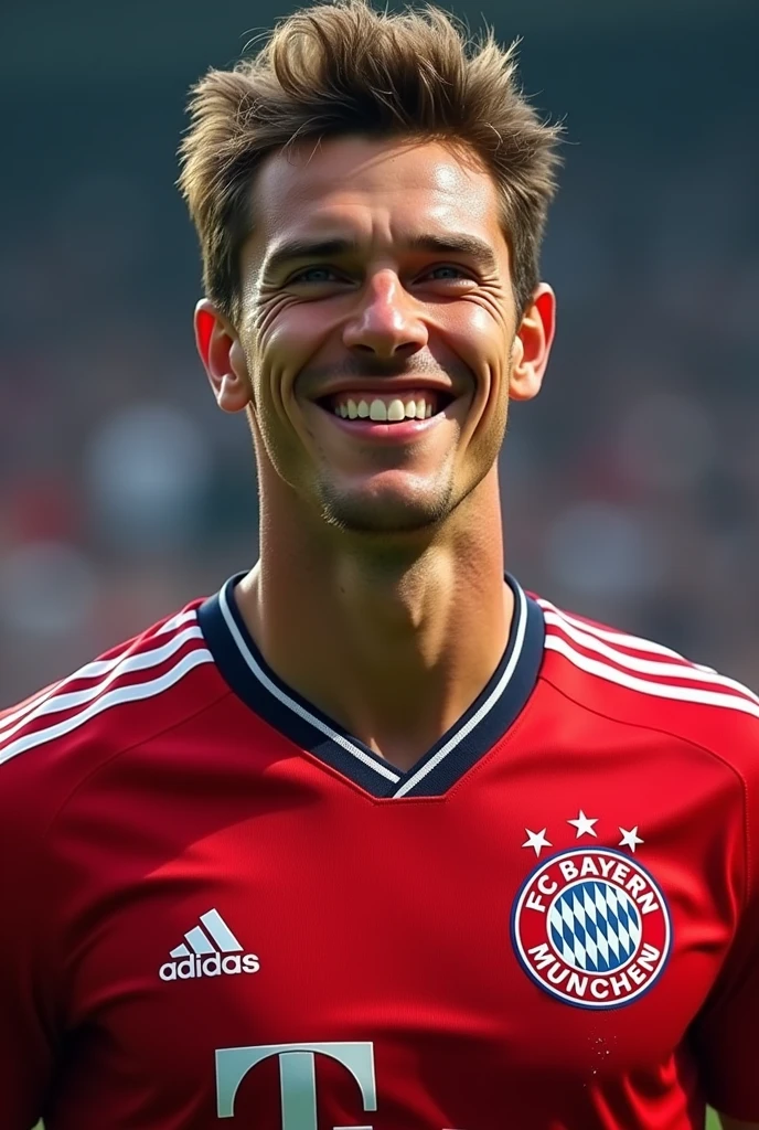 Fau in Thomas Müller jersey with big ass