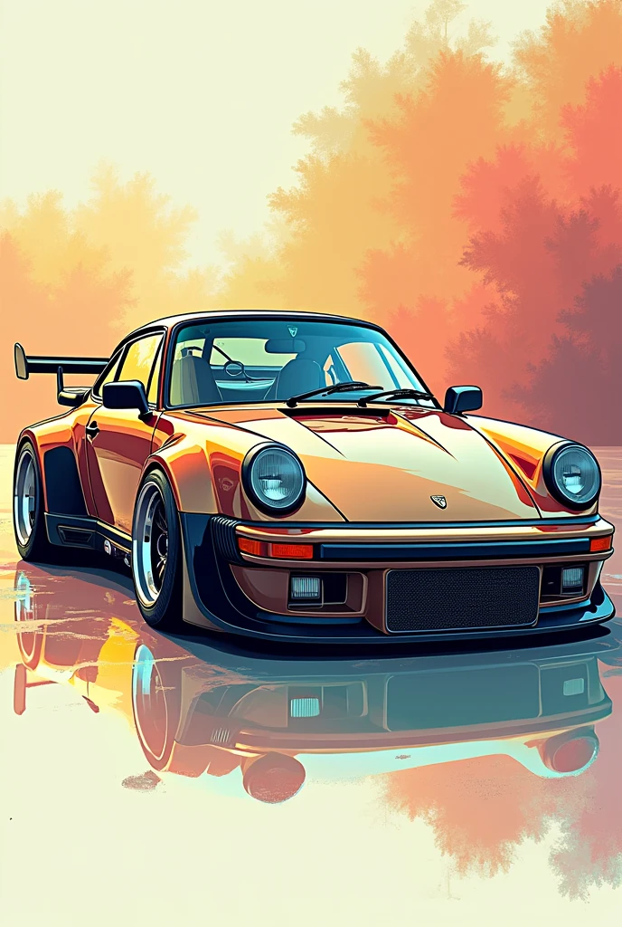 Deep learning model flowchat in colour of a
Porsche 911 rwb, wide body, sketch,
cartoonish, comic strip, Chip Foose car rendering, chrome wheels, bagged, slammed to the ground, masterpiece
