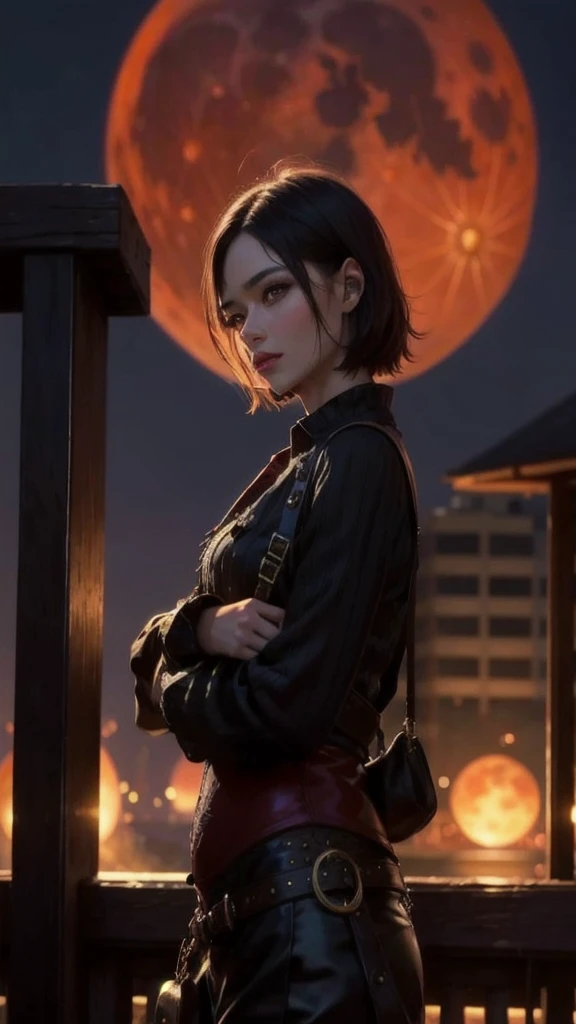 ((best quality)), ((masterpiece)), (detailed), succubus, ethereal beauty, perched on a cloud, (fantasy illustration:1.3), enchanting gaze, leotard, pantyhose, stockings, bodysuit, captivating pose, delicate wings, otherworldly charm, mystical sky, large moon, moonlit night, soft colors, (detailed cloudscape:1.3), (high-resolution:1.2), from below, (rating_explicit), (score_9, score_8_up, score_7_up, score_6_up, score_5_up, score_4_up, high res, 4k)
